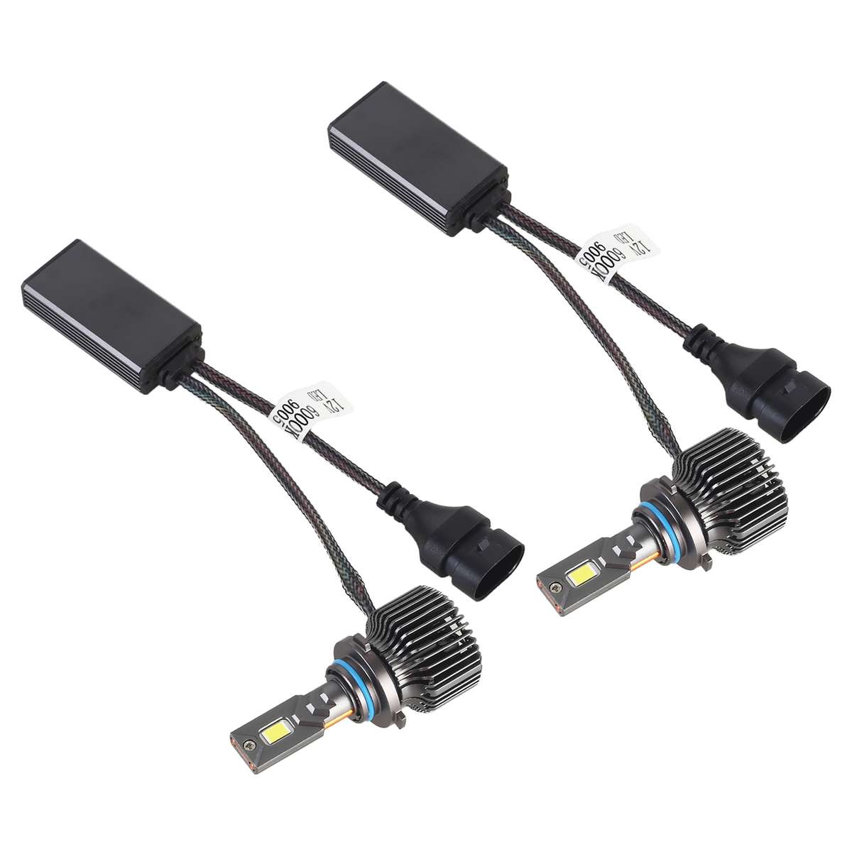 K11 1 Pair 9005 12V / 85W / 6000K / 9000LM Car LED Headlight (White Light)