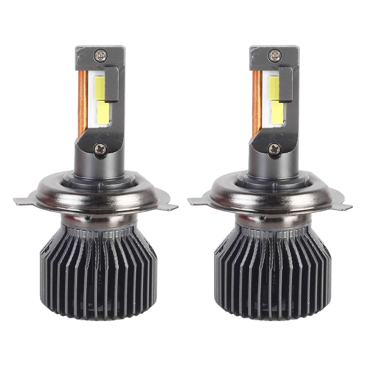 K11 1 Pair H4 12V / 75W / 6000K / 9000LM Car LED Headlight (White Light)