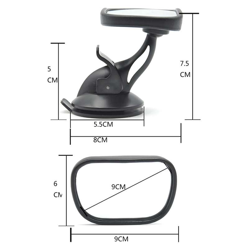 Car Suction Cup Rear Child Safety Seat Viewing Mirror