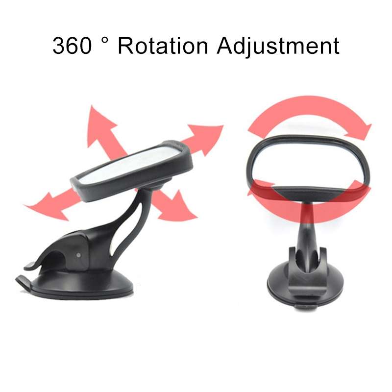 Car Suction Cup Rear Child Safety Seat Viewing Mirror