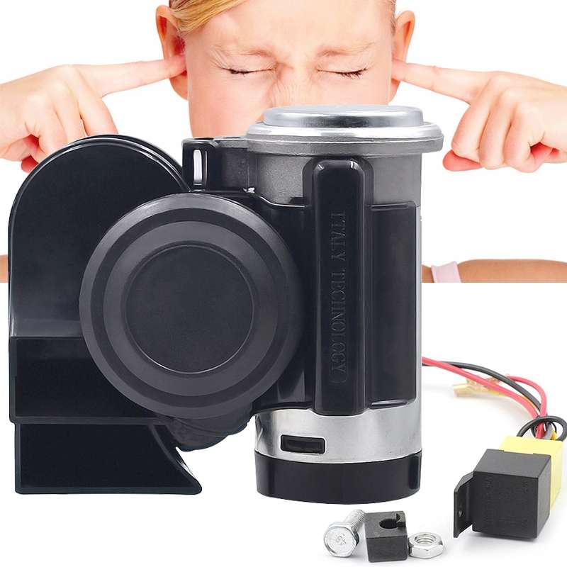 WUPP CS-381 12V Motorcycle Integrated Electric Air Pump Horn Relay