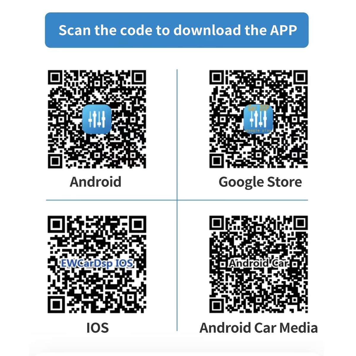 9-16V 15A 200W Car DSP Sound Amplifier for Android MP5