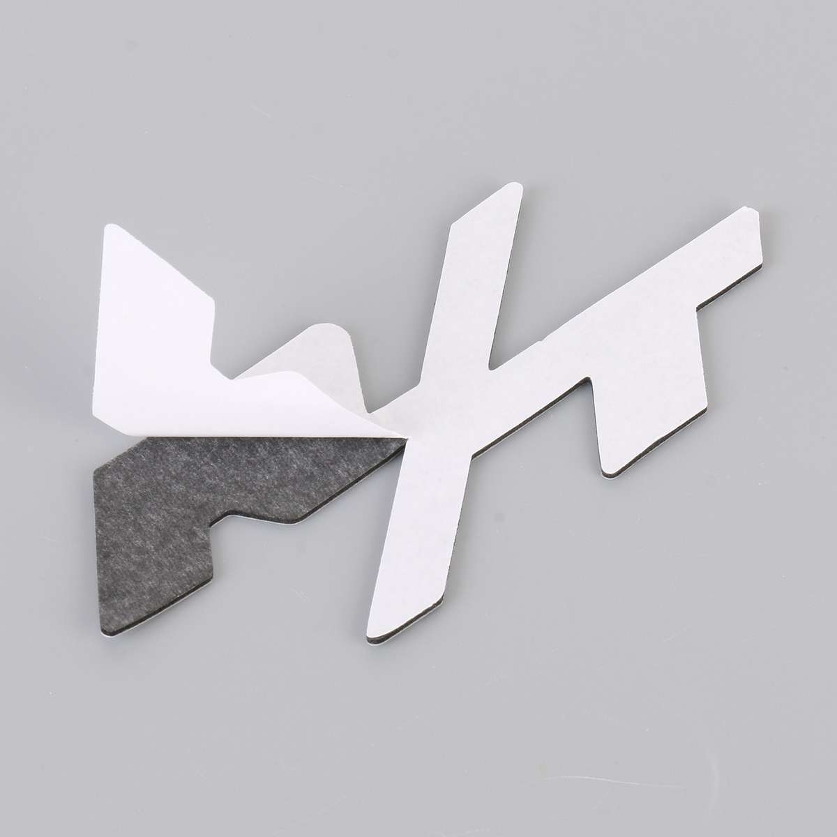 Car R / T Personalized Aluminum Alloy Decorative Stickers, Size:10.5 x 5cm (Black Red)