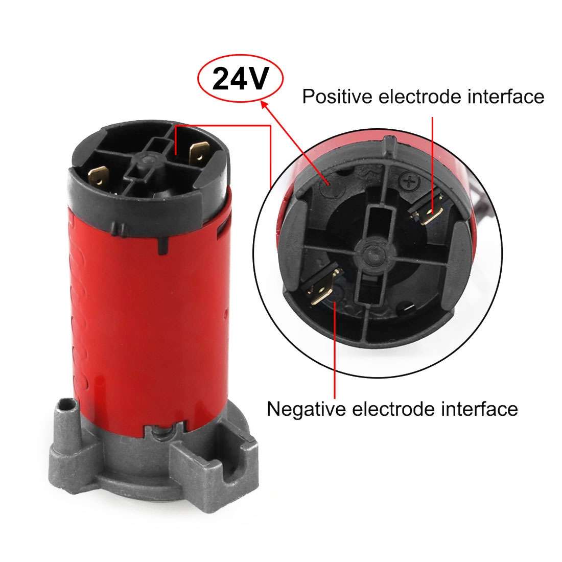 24V Portable Car Air Horn Air Compressor