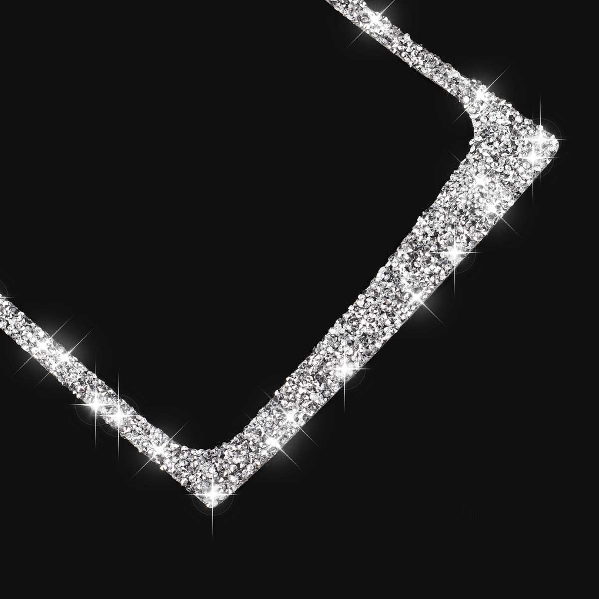 Car CD Panel Diamond Decoration Cover Sticker for Volkswagen Golf 6 2008-2012, Left and Right Drive