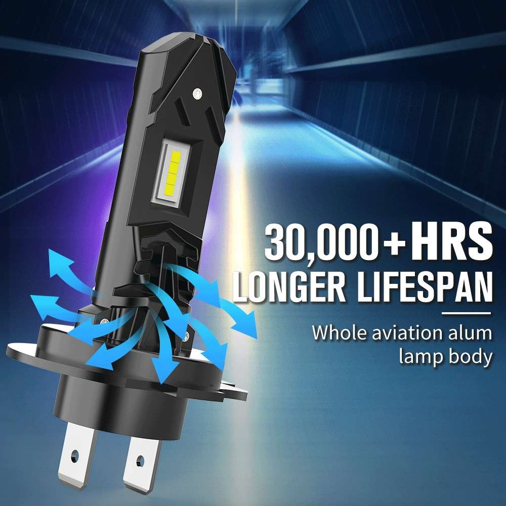 1 Pair H7 Car LED Headlights LED Fog Light