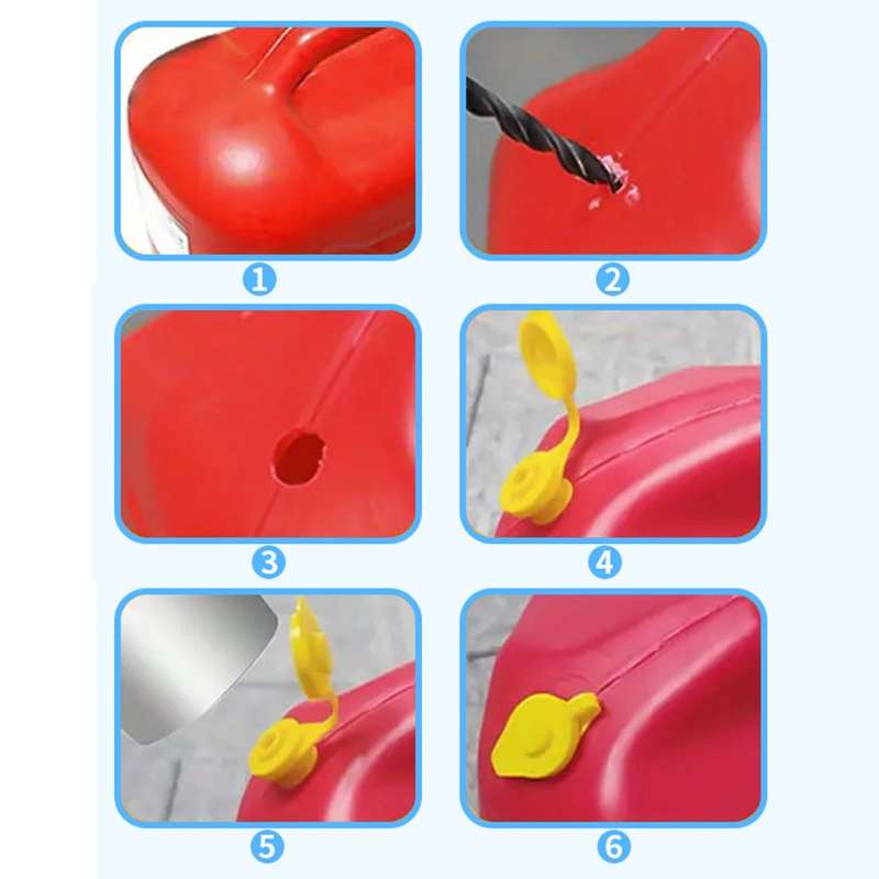 3pcs / Set Hexagonal Nut Plug Anti-Slip Plastic Cap