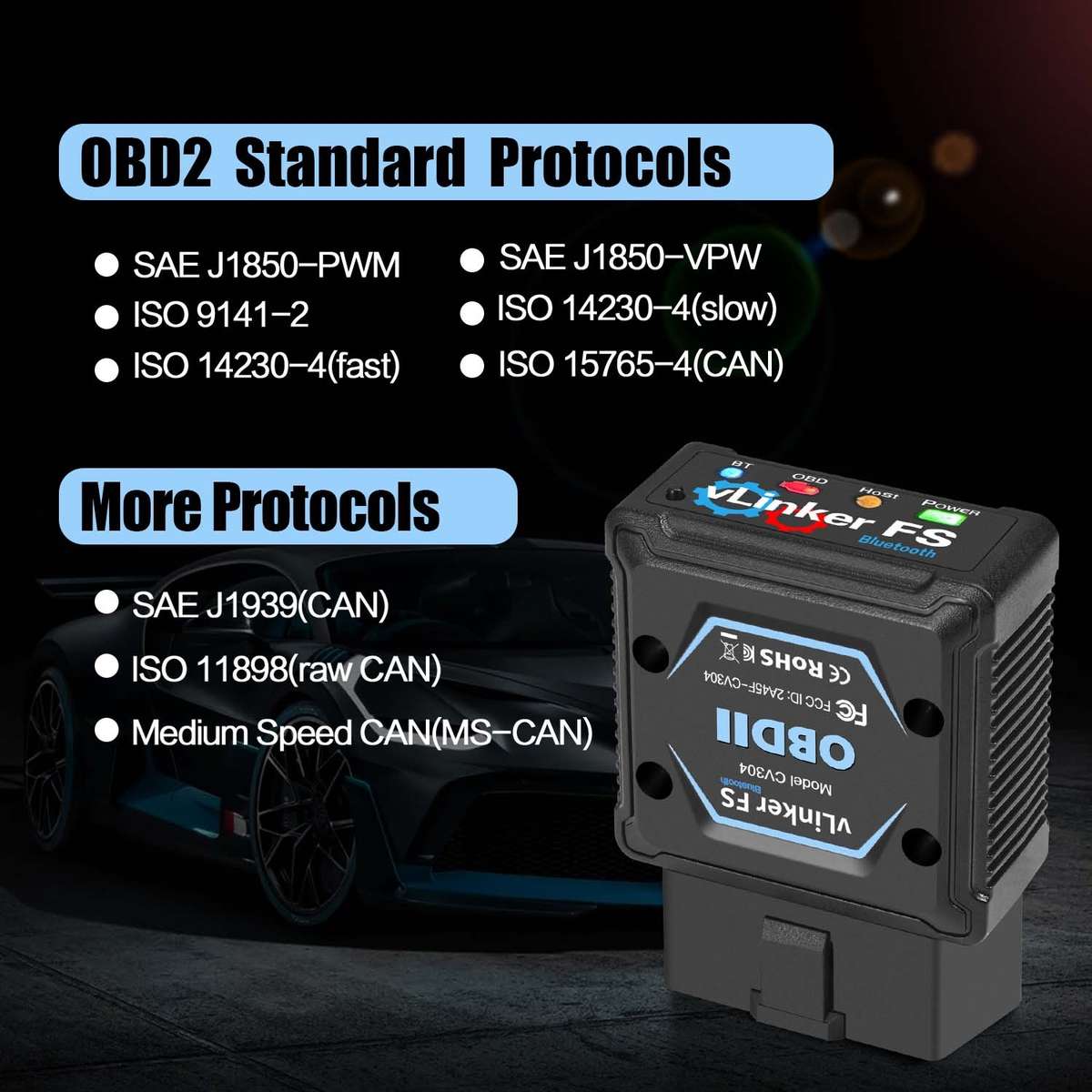 Vgate OBD2 Bluetooth Diagnostic Tool