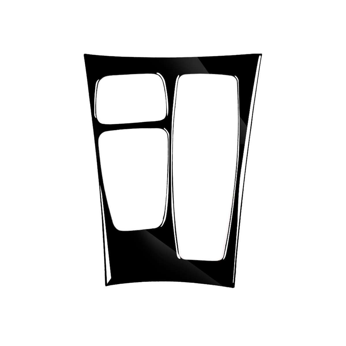 Car Right Drive Gear Panel Decorative Sticker for BMW X5 E70 2008-2013 / X6 E71 2009-2014, Basic Ver