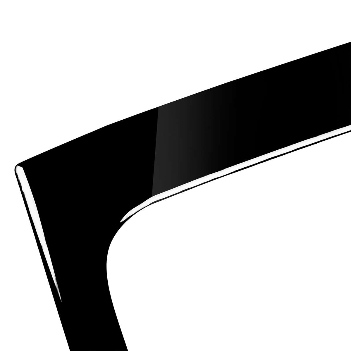 Car Left Drive Gear Panel Outer Frame Decorative Sticker for BMW X1 E84 2011-2015(Black)