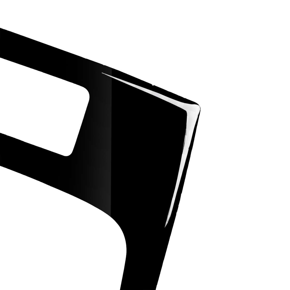 Car Right Drive Central Control Panel Decorative Sticker for BMW Series 3 E46 1998-2005(Black)