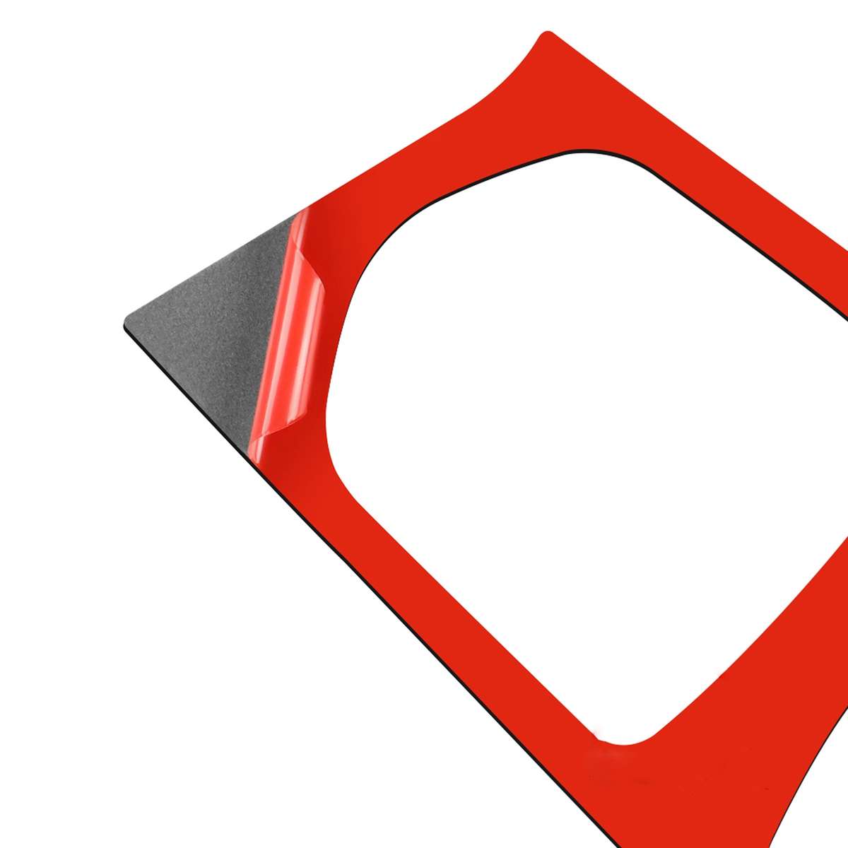 Car Right Drive Central Multimedia Panel Decorative Sticker For Porsche Panamera 2010-2016 (Black)