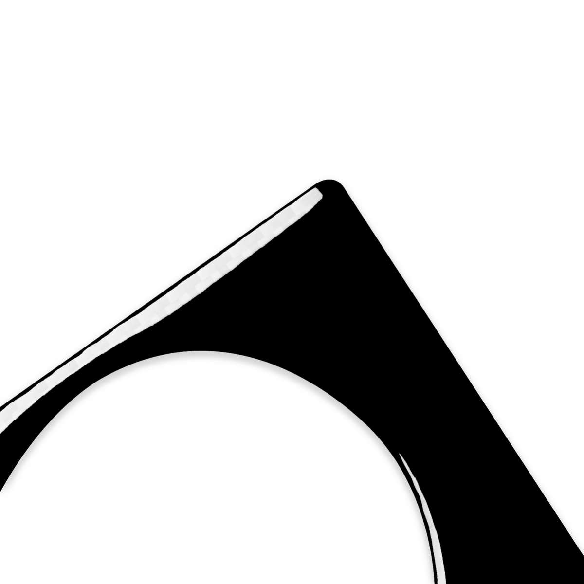 Car Left Drive Central Multimedia Panel Decorative Sticker For Porsche Panamera 2010-2016 (Black)