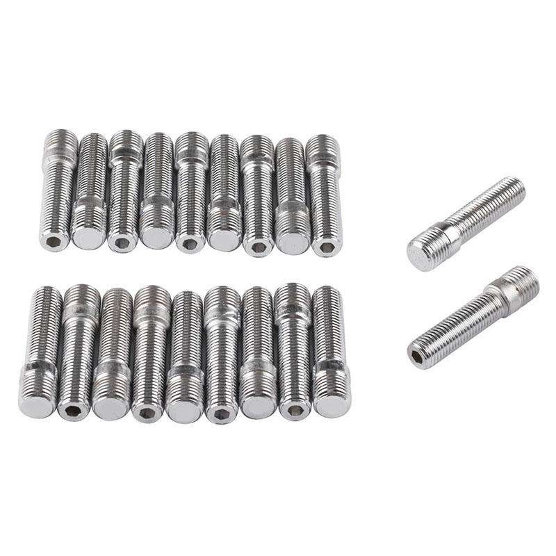 20pcs / Set 5.8cm Universal Car Modification Extended Wheels Stud Conversion M14x1.5 to M14x1.5 Scre