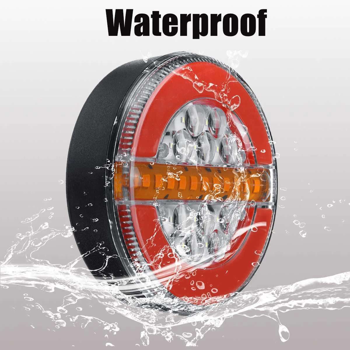 4 inch 24V Truck LED Flowing Water Taillight