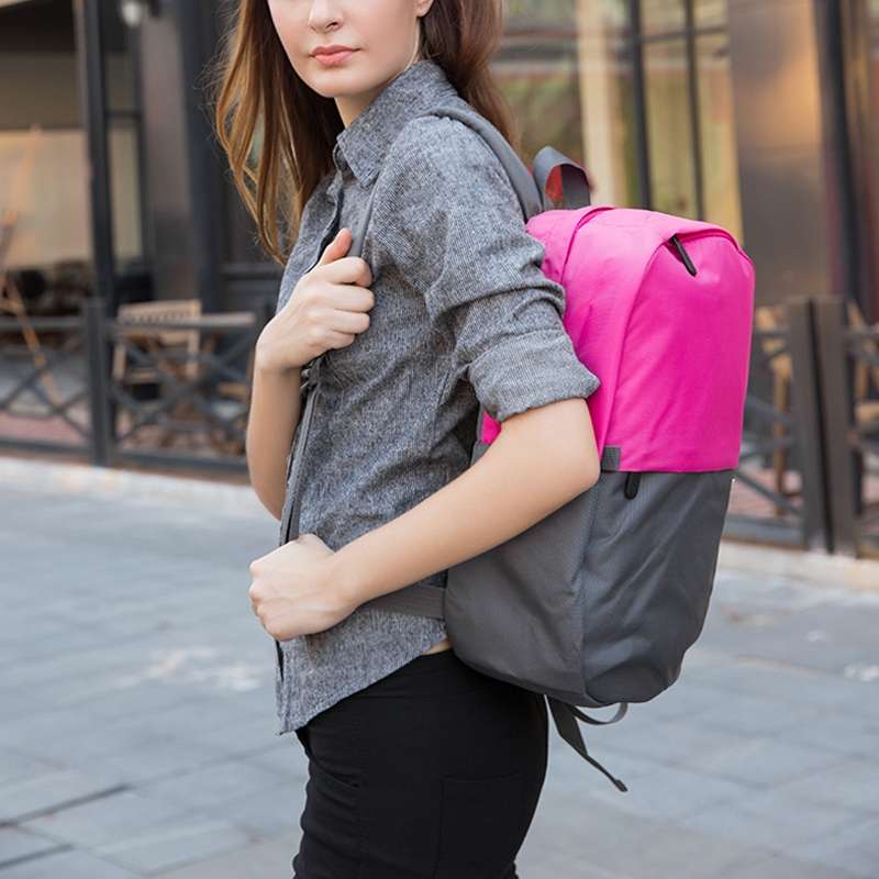 POFOKO XY Series 13.3 inch Fashion Color Matching Multi-functional Backpack Computer ... (Yellow)