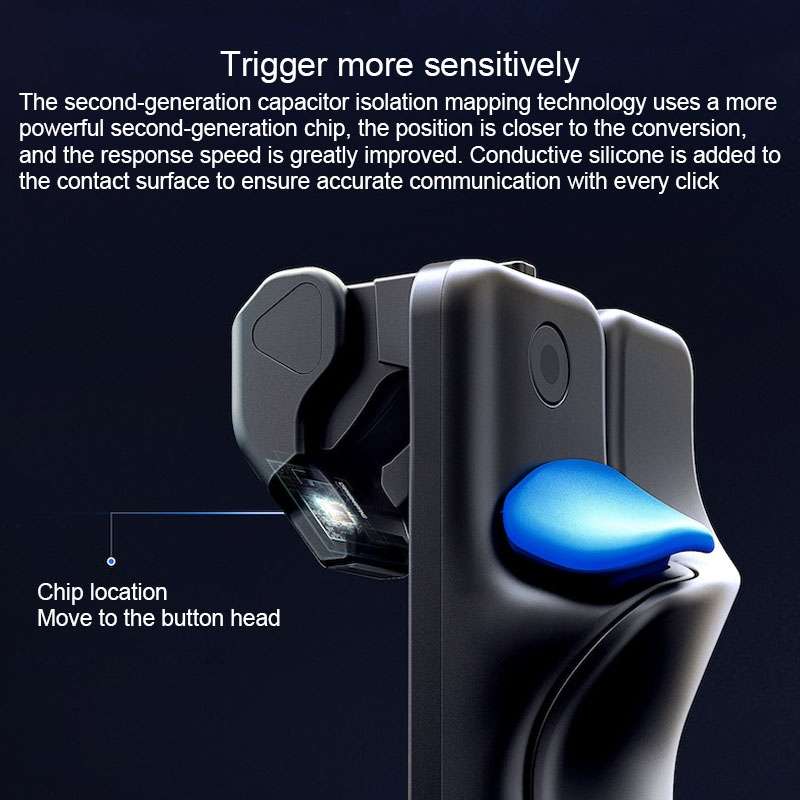 FLYDIGI Stinger 2 Right-hand Version One-button Burst Shooting Capacitive Secondary Bu ... (Black)