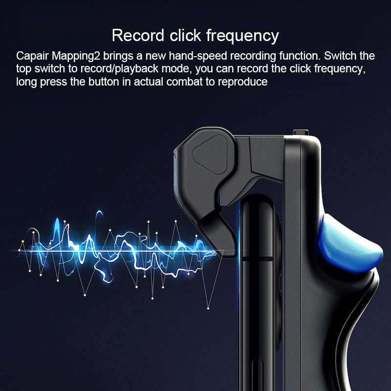 FLYDIGI Stinger 2 Left-hand Version One-button Burst Shooting Capacitive Secondary But ... (Black)