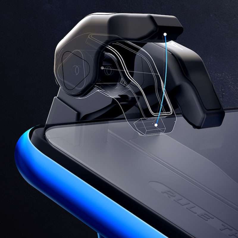FLYDIGI Stinger 2 Left-hand Version One-button Burst Shooting Capacitive Secondary But ... (Black)