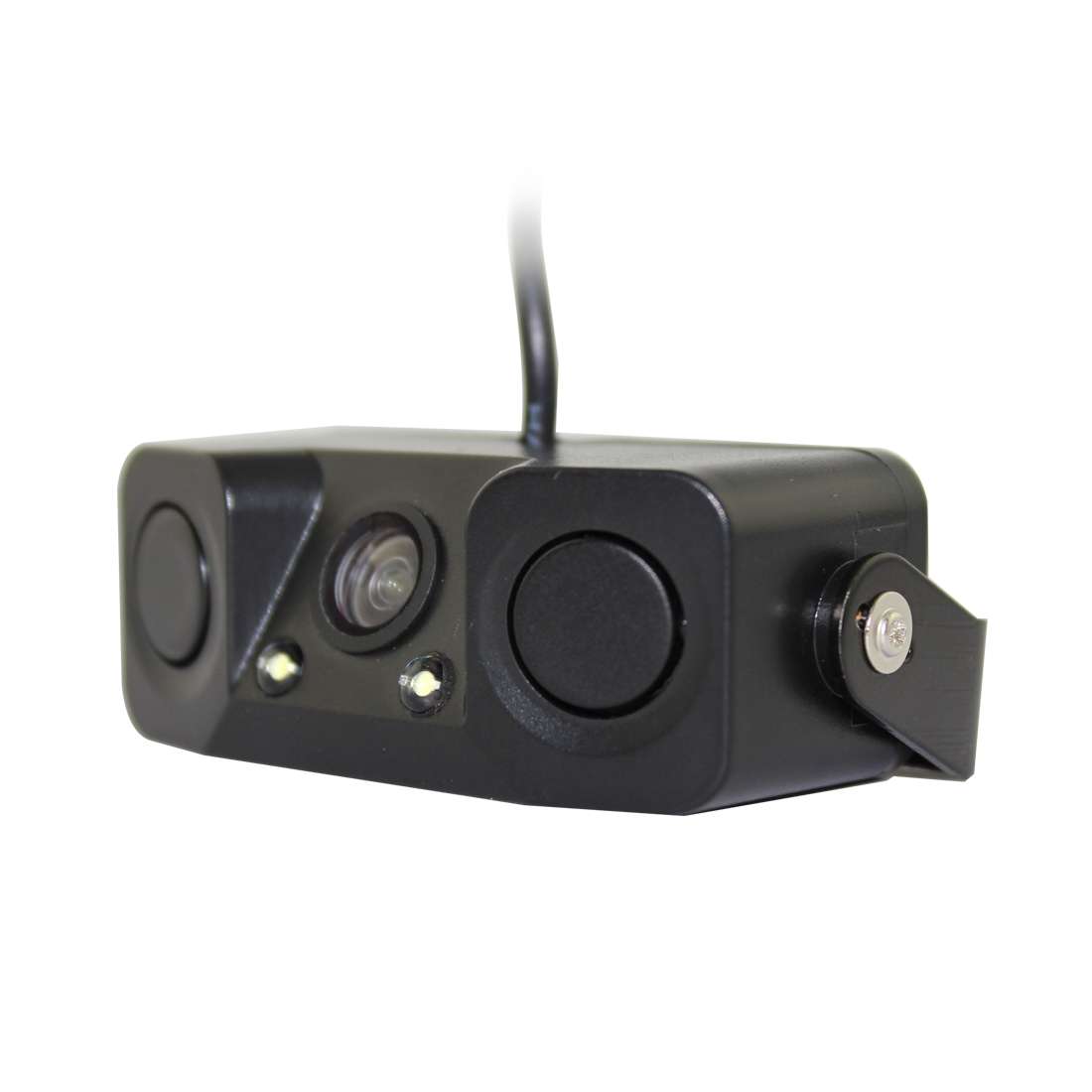 PZ-451 Car Camera LED Lights Parking Sensor 3 in 1 Night Vision Camera Monitor with Buzzer,DC 12V,