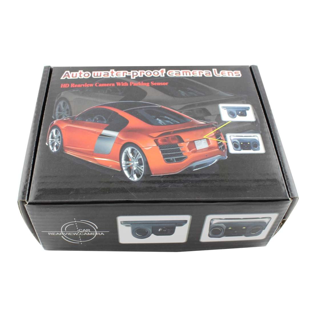 PZ-451 Car Camera LED Lights Parking Sensor 3 in 1 Night Vision Camera Monitor with Buzzer,DC 12V,