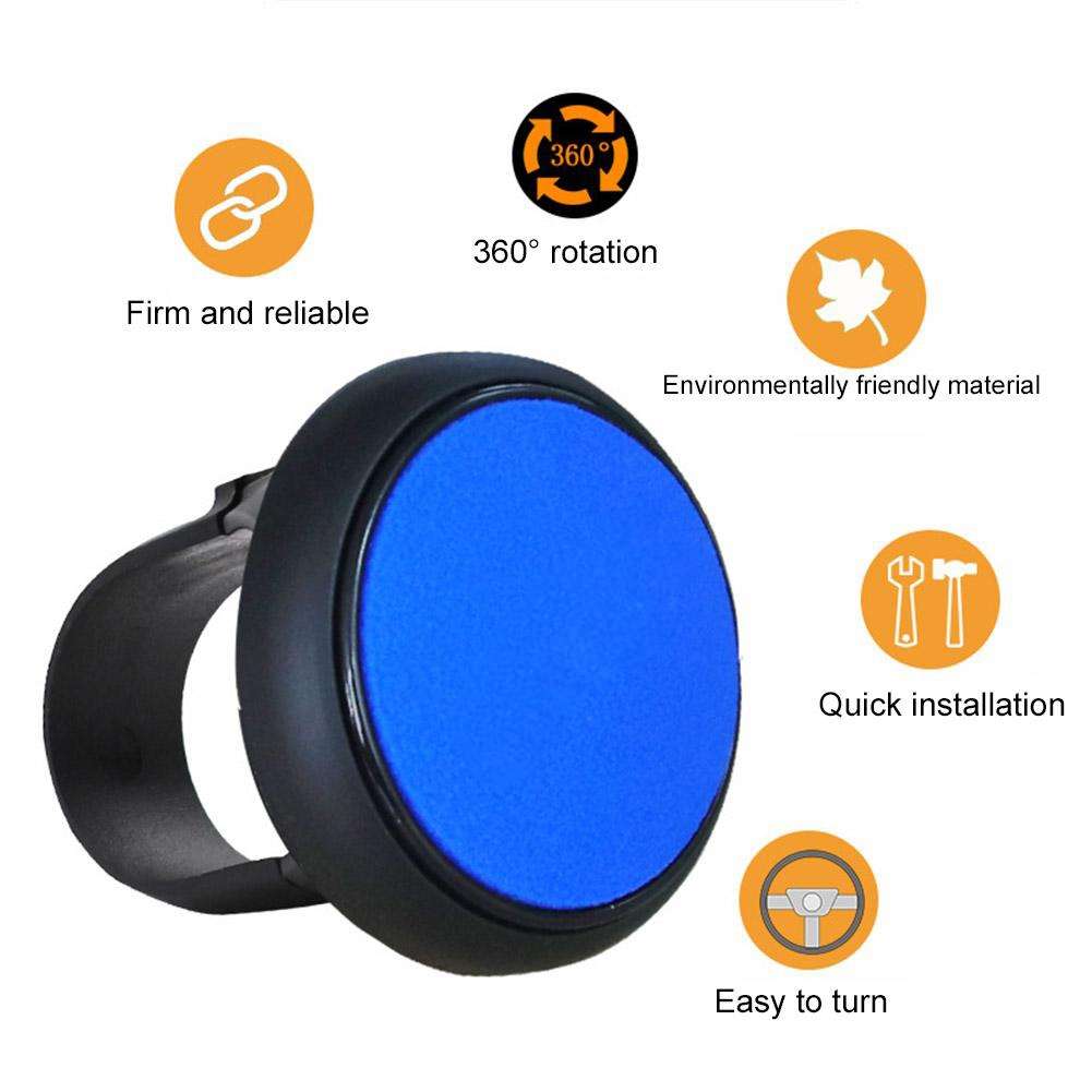 Creative Car Steering Wheel Auxiliary Booster (Black)