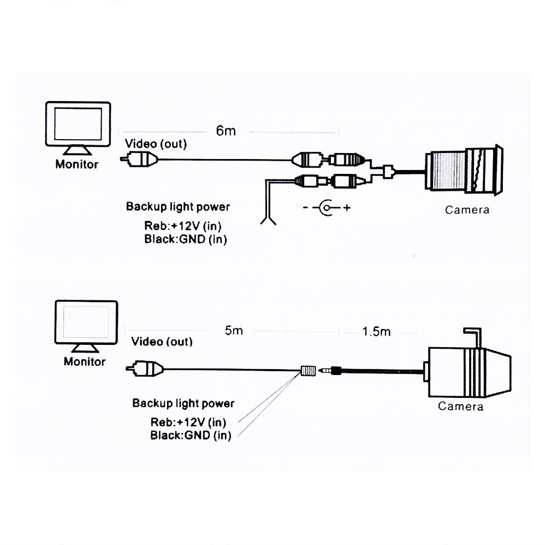 656x492 Effective Pixel HD Waterproof 4 LED Night Vision Wide Angle Car Rear View Backup Reverse ...