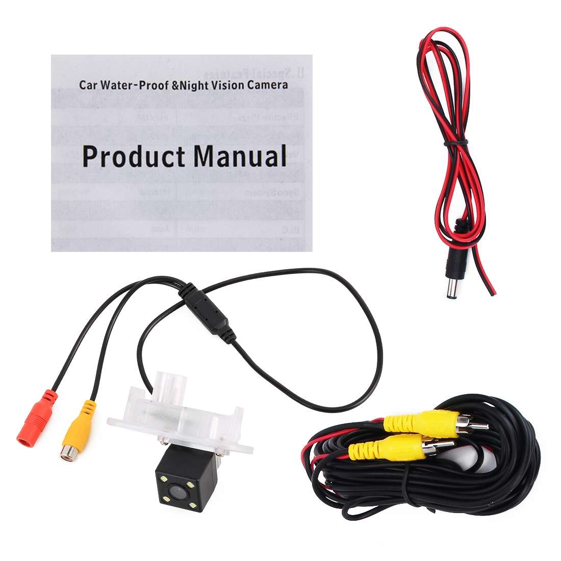 656x492 Effective Pixel HD Waterproof 4 LED Night Vision Wide Angle Car Rear View Backup Reverse ...