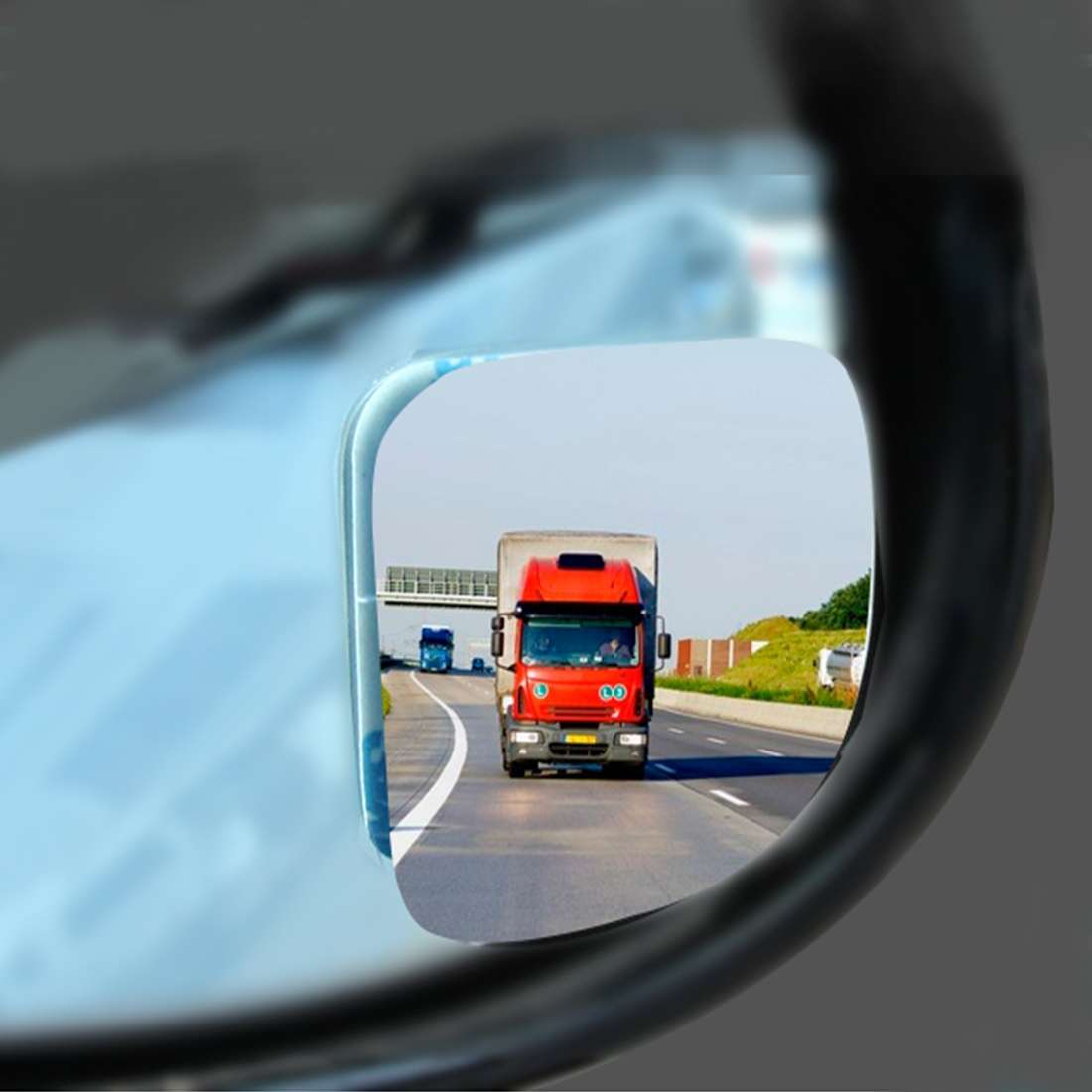 2 PCS ACP-005 Car Blind Spot Rear View Fix/360 Degree Angle Adjustable Wide Angle Mirror