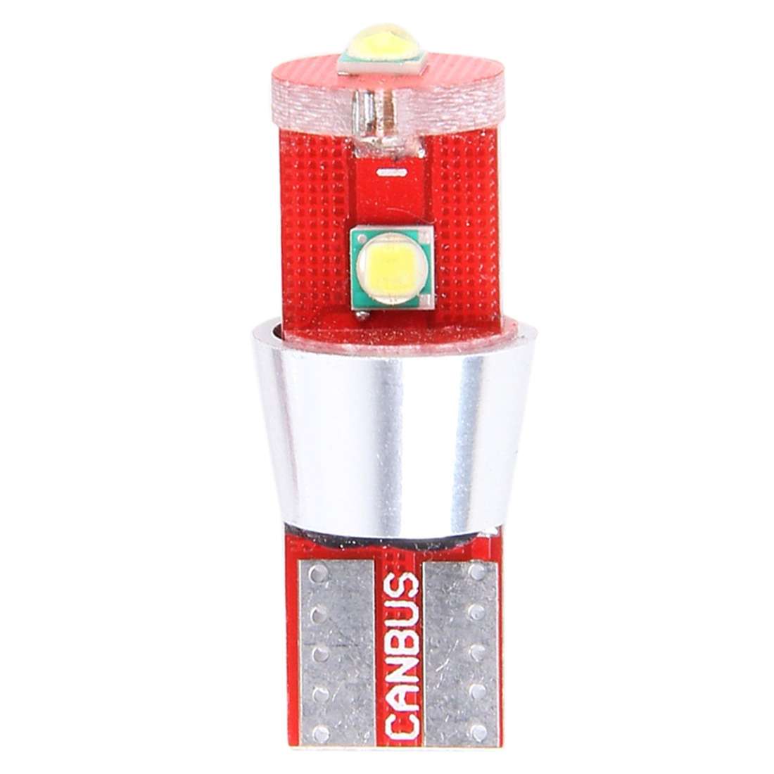 2 PCS T10 800 LM 6000K 10W 3 LED White Light Clearance Light.DC 12V.