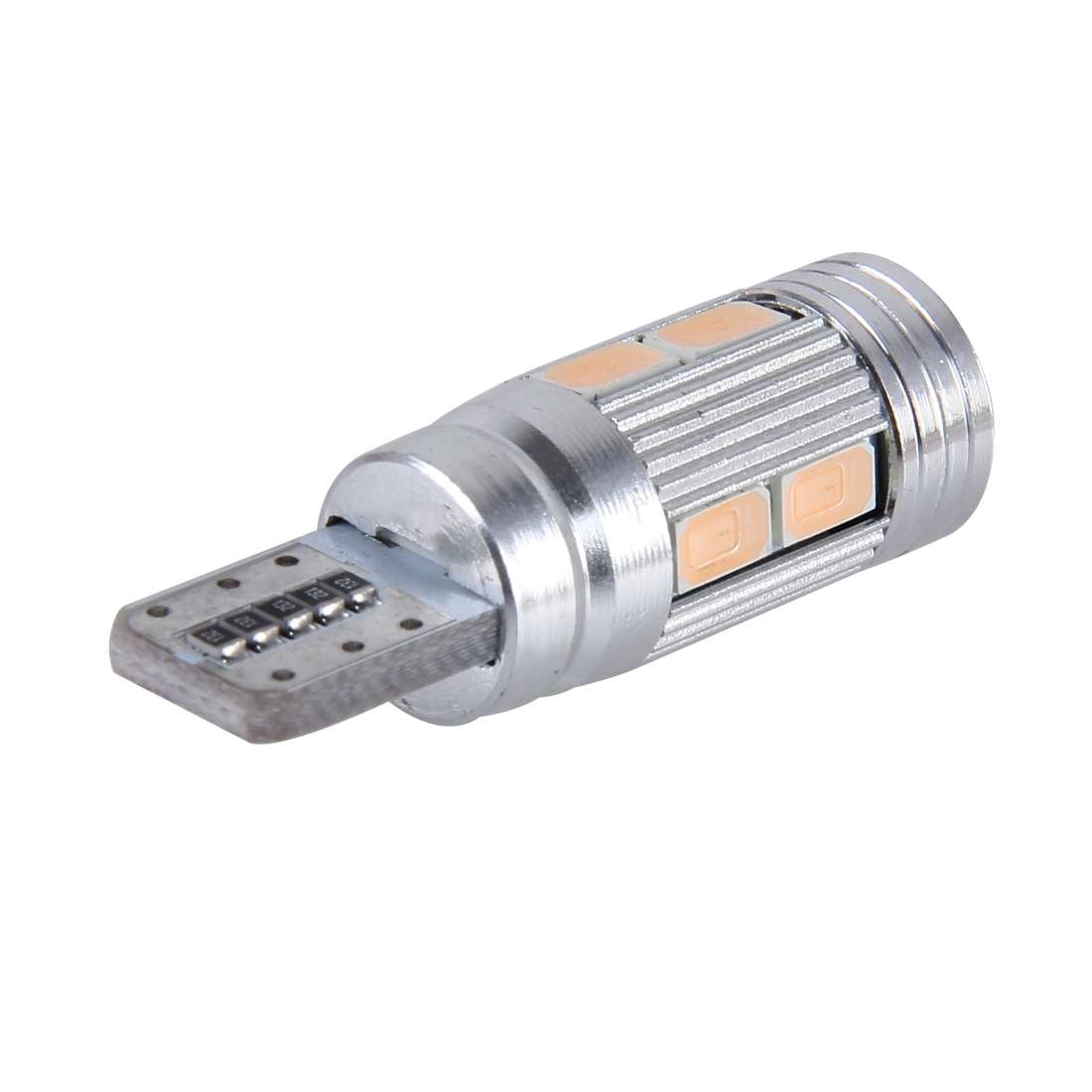 2 PCS T10 6W White Light 10 SMD 5630 LED Error-Free Canbus Car Clearance Lights Lamp, DC 12V
