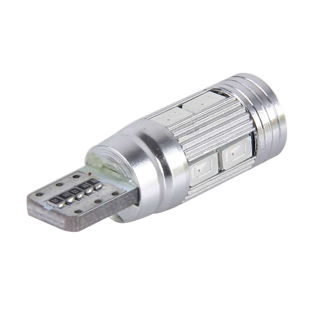 2 PCS T10 6W White Light 10 SMD 5630 LED Error-Free Canbus Car Clearance Lights Lamp, DC 12V