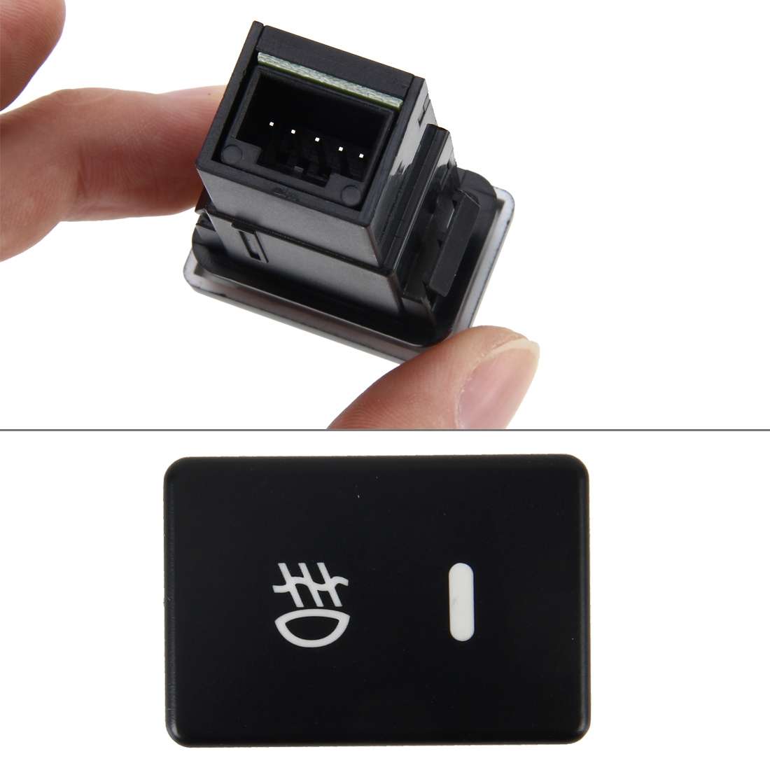 Car Fog Light Lamp Indicator 5 PIN On and Off Button Switch Control 4 Cable Auto Car Fog Light 5 Pin