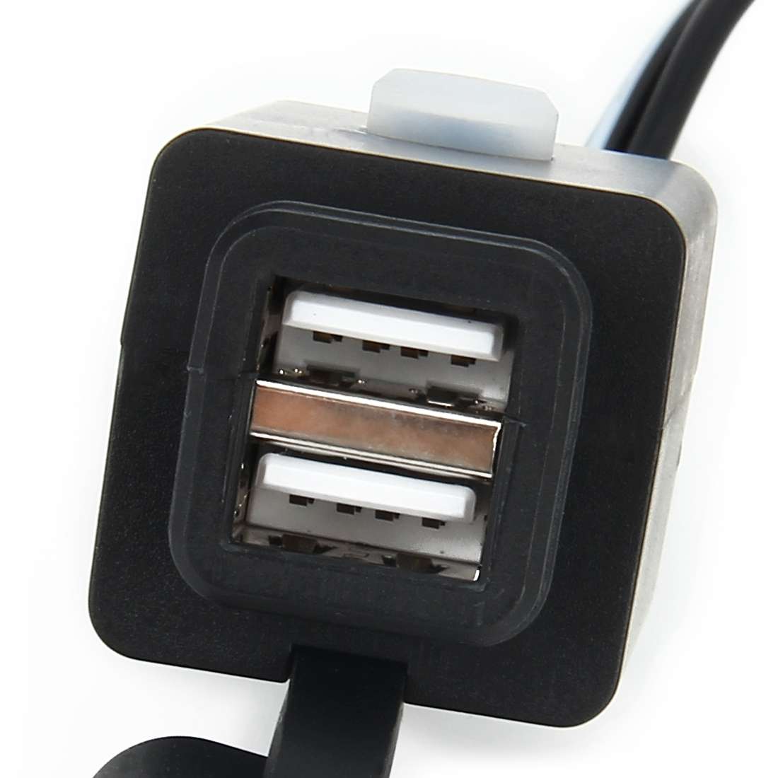 Waterproof Motorcycle USB Phone Charger Adapter with Power Switch 5V Dual Ports Smart Charging Pow