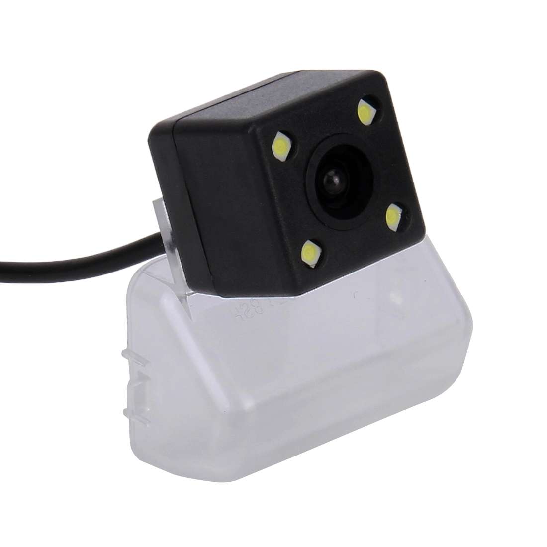 656492 Effective Pixel HD Waterproof 4 LED Night Vision Wide Angle Car Rear View Cam