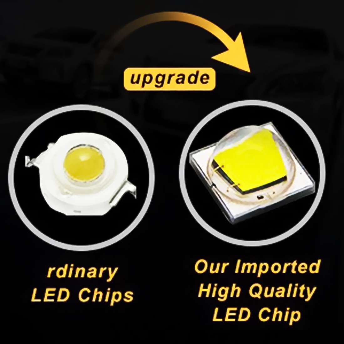 2 PCS 51W 3500LM 6500K White Light 17 LED Waterproof Car Boat Marine Work Lights Spotlight LED Bulb