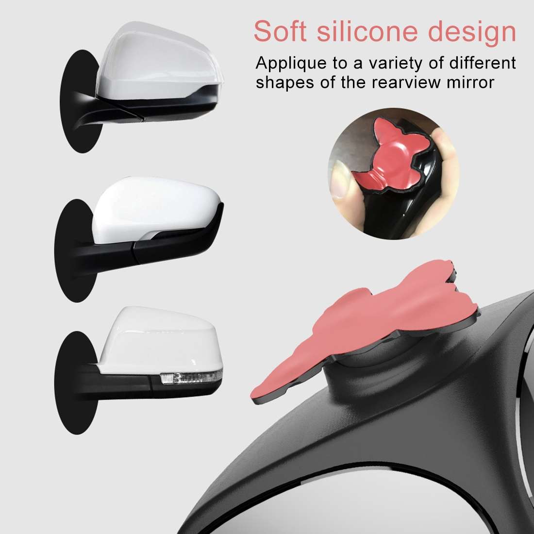 3R-046 360 Degrees Rotatable Right Blind Spot Side Assistant Mirror for Auto Car