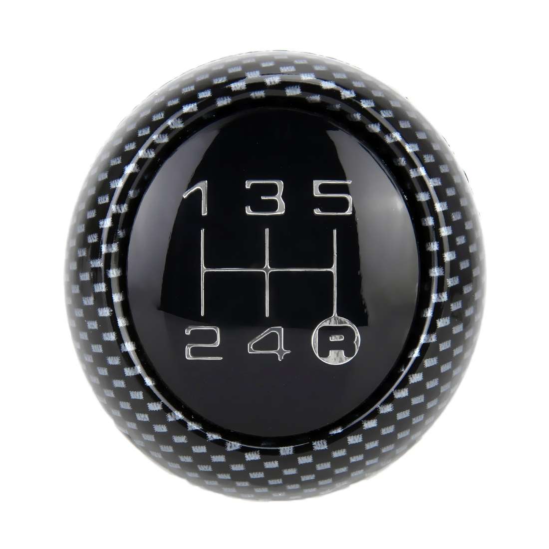 Universal Vehicle Modified Resin Shifter Manual 6-Speed Gear Shift Knob, Size: 8.2*5.5cm (Black)