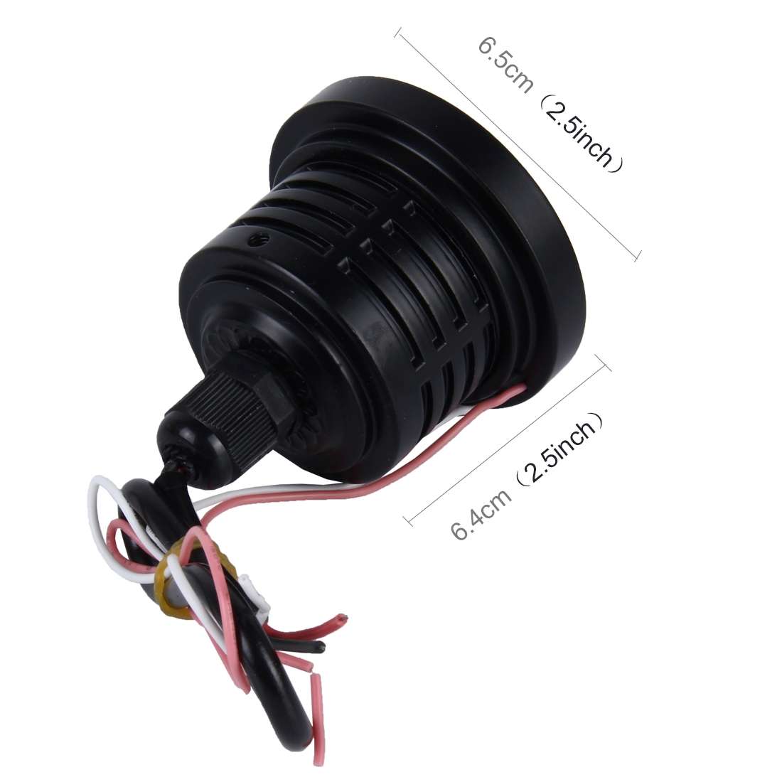 2 PCS 2.5 inch 10W 900 LM 6000K Car Fog Lights with Colorful Angle Eye Light, DC 12V(White Ligh