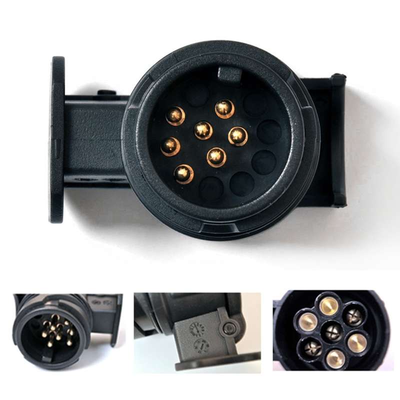 12V 13Pin to 7Pin Car Plug Socket Wiring Connector Adapter Car Plug Socket for Trailer / Truck / Bus