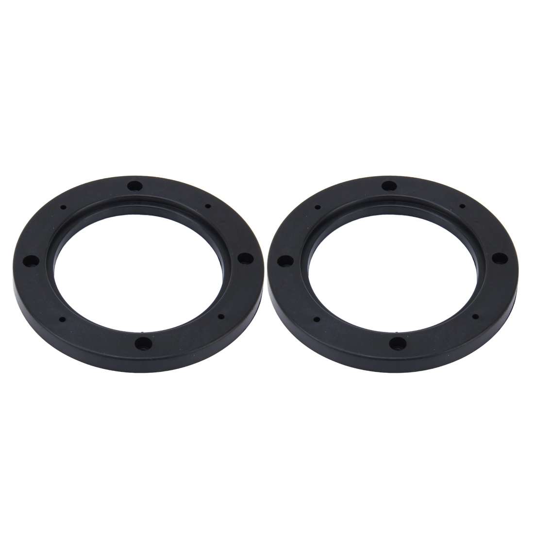 2 PCS 5 inch Car Auto ABS Loudspeaker Base Protection Hollow Cover Holder Mat, Inner Diameter: