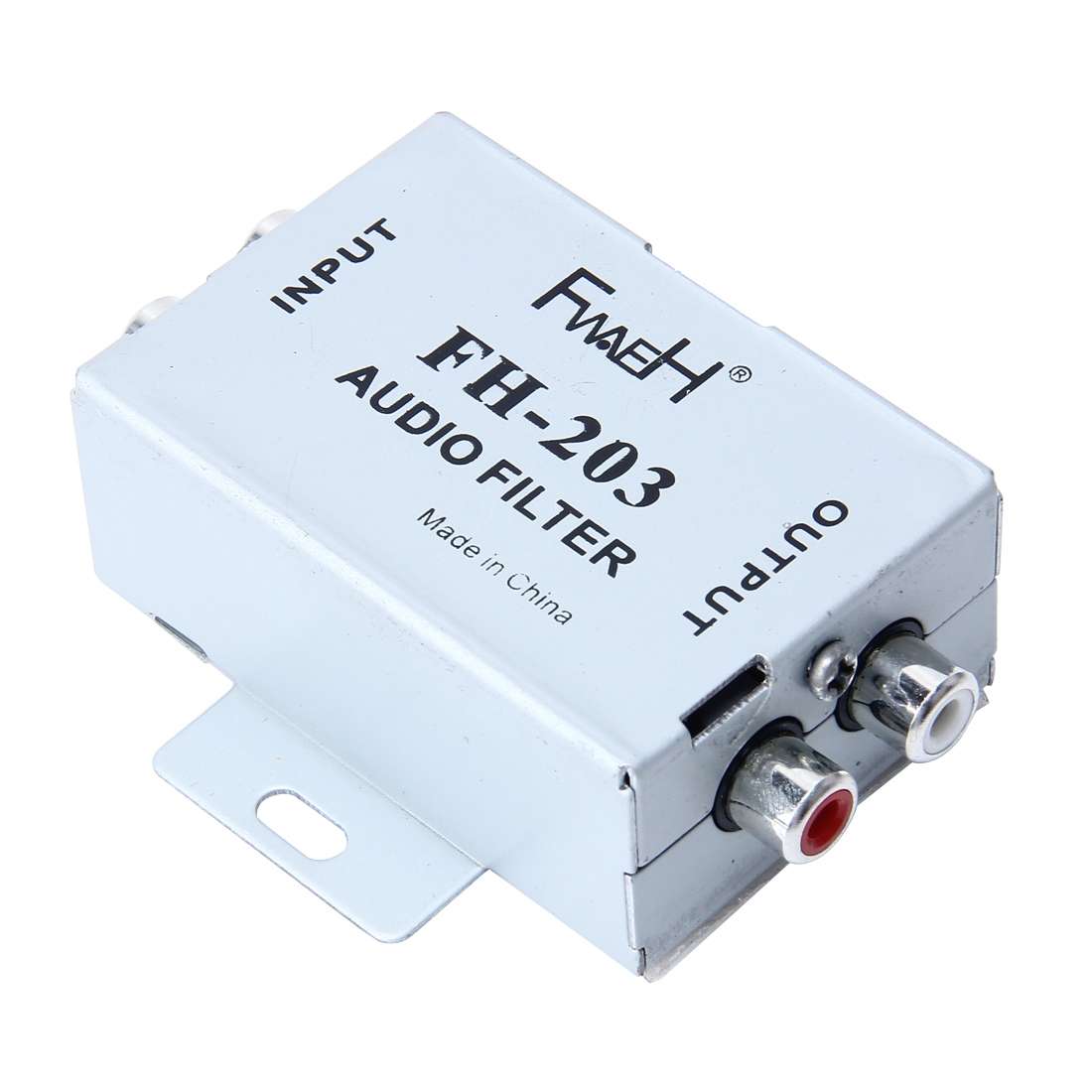 FH-203 12V Vehicle Car Audio Amplifier Noise Filter RCA Plug Loop Isolator for DVD Stereos