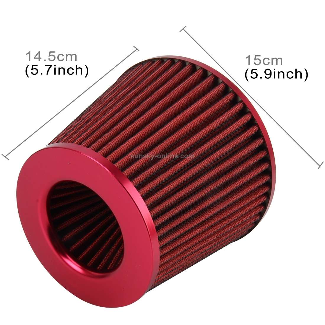 Universal Car Air Filter Mechanic Supercharger Car Car Filter Kits Air Intake Cool Filter, Size: 14.