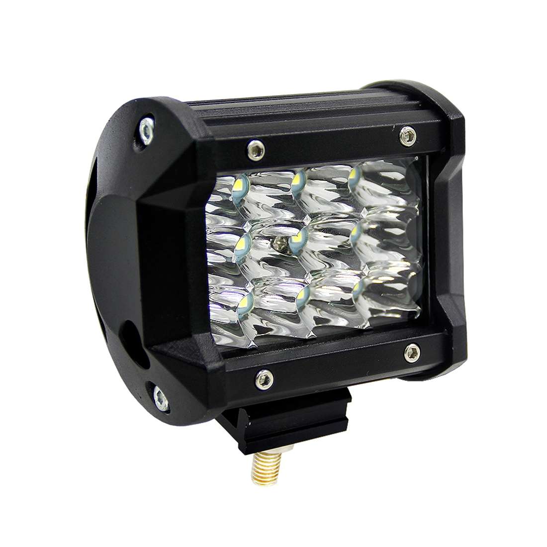 4 inch Three Rows Led Light Bar Modified Off-road Lights Roof Light Bar IP67 Waterproof 9W Condenser