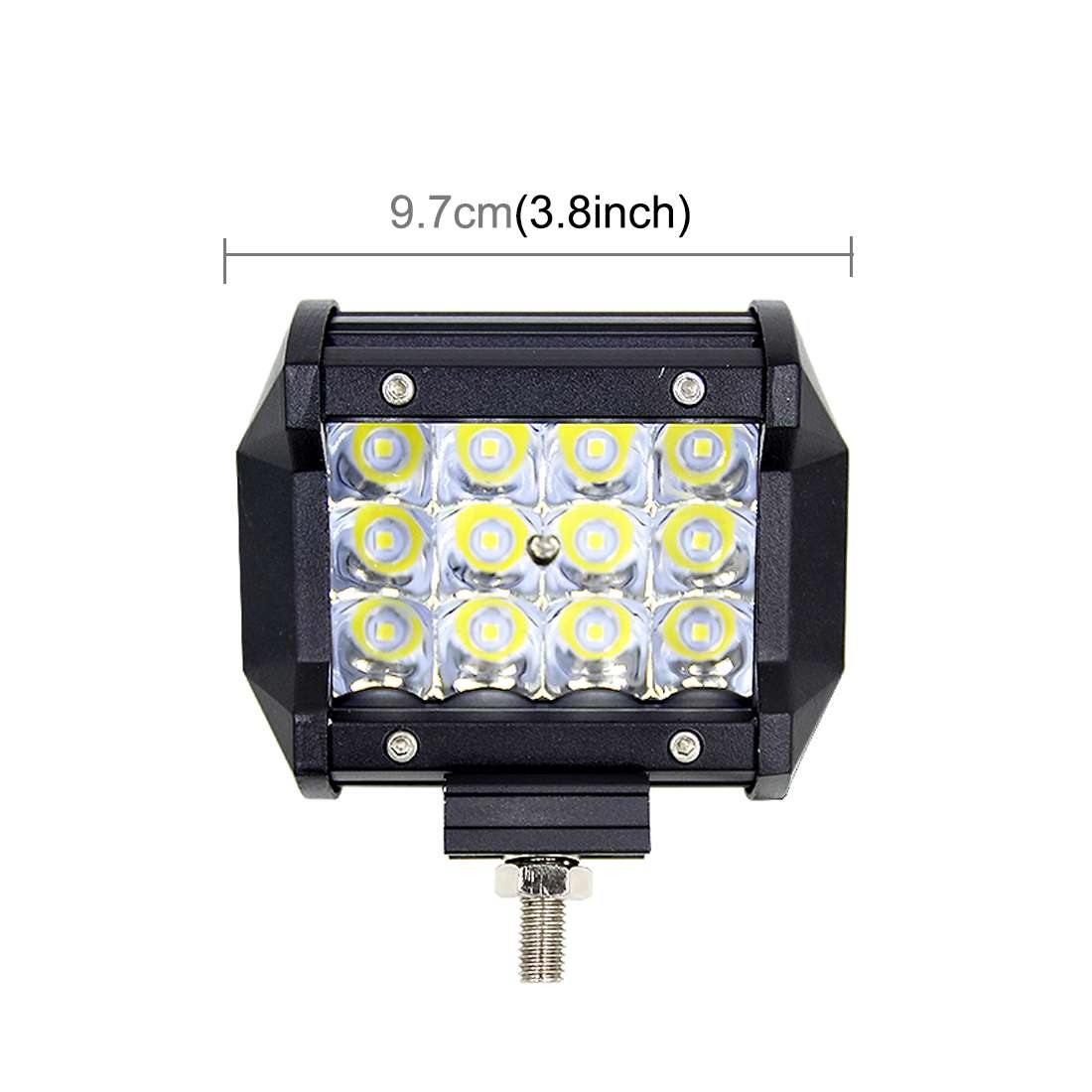 4 inch Three Rows Led Light Bar Modified Off-road Lights Roof Light Bar IP67 Waterproof 9W Condenser