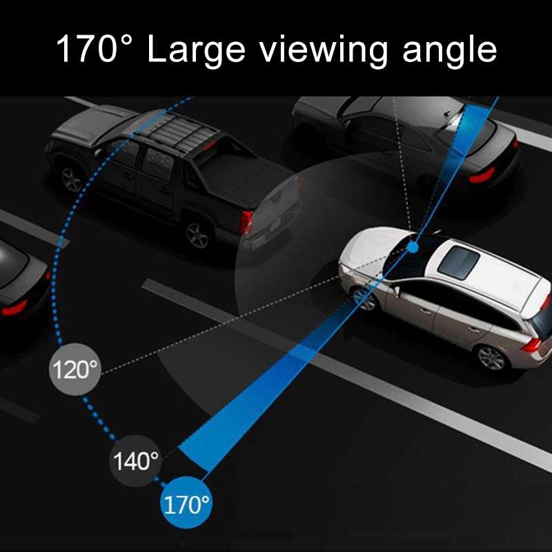 X96 4 inch 2.5D Full HD 1080P Multi-functional Smart Car Dual Lens Video Record Camera Support TF Ca