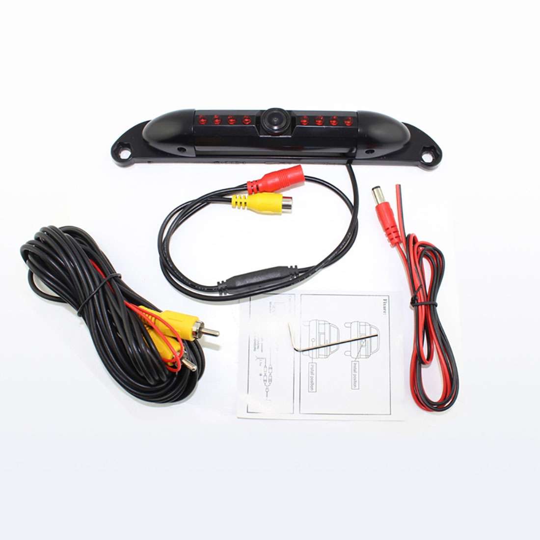 PZ423 America Car License Plate Frame 120 Degree Rear View Camera