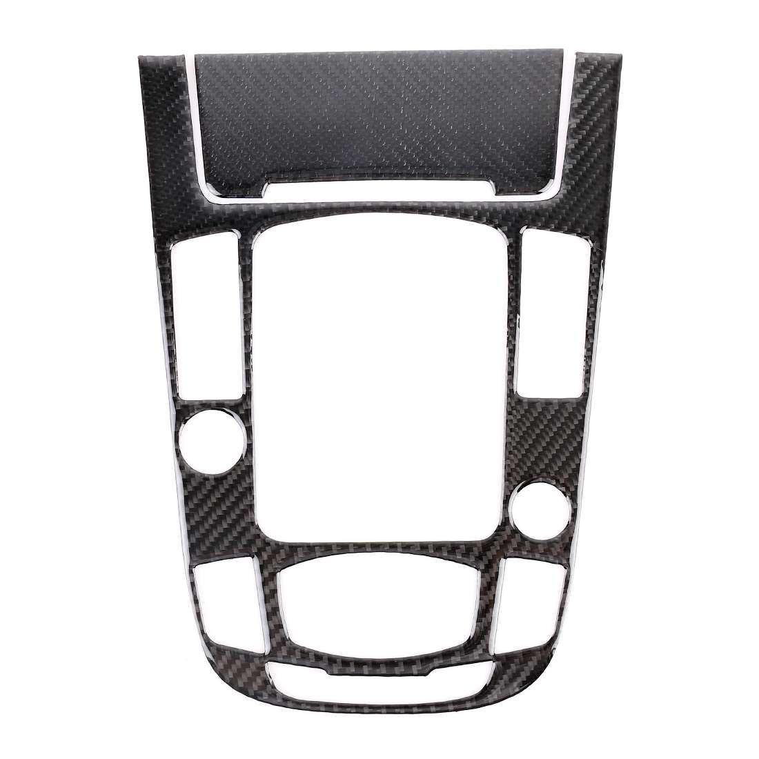 2 PCS Car Carbon Fiber Gear Panel Decorative Sticker for Audi A4L / A5 / Q5 2009-2016
