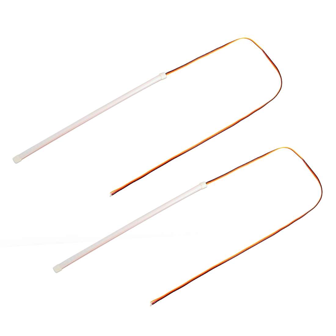 2 PCS 30cm DC12V 3.2W Ultra-thin Car Auto Double Colors Turn Lights / Running Lights (Turn Lights: Y