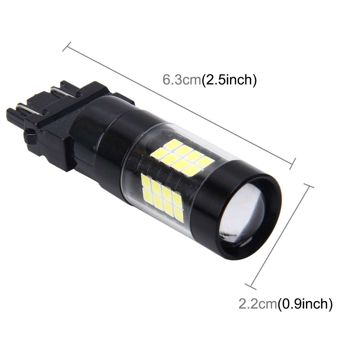 3517 7W 420LM 42LEDs DC 12V SMD-3528 Car Auto Brake Light Auto Reverse Lamp Reve ... (White Light)